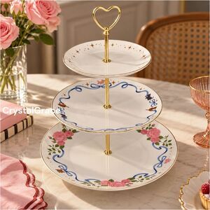 Disney Serving Tray Aristocats Marie Ann Shen 3 Tier Dessert Stand Tea Party